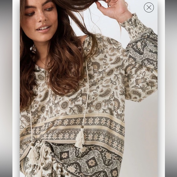 Spell Journey Blouse in Ash Size Large - Picture 2 of 15